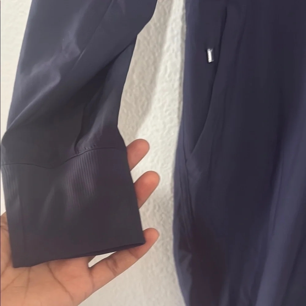 Athleta Blue zuma lightweight travel quick dry Jumpsuit Relaxed Fit - Picture 5 of 16